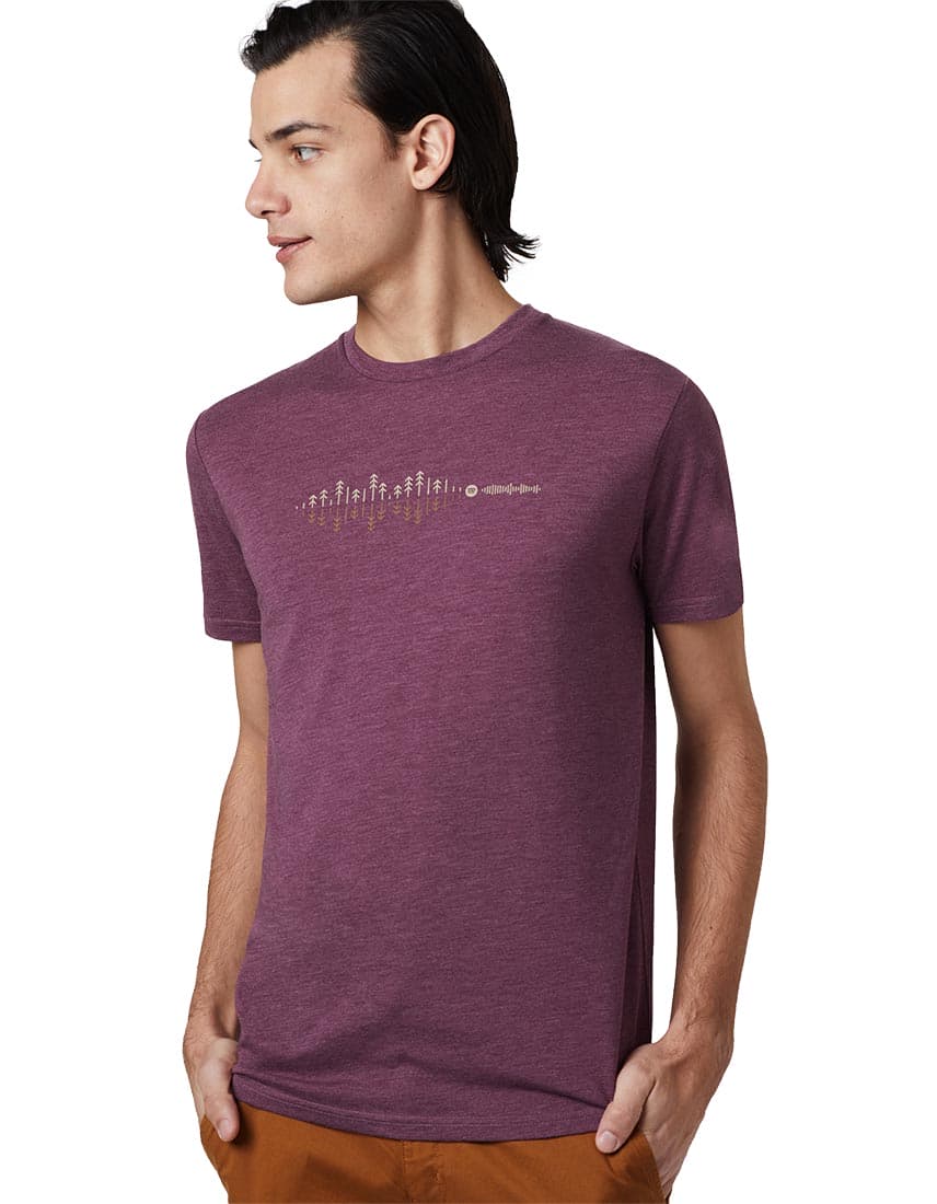 TenTree SoundWave férfi póló modell közeli