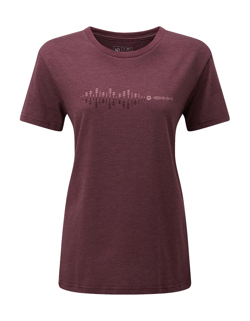 TenTree Spondwave BF női biopamut póló ghost