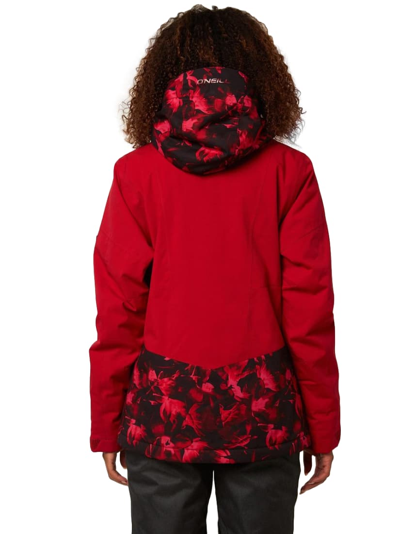 Coral női síkabát közelről és hátulról